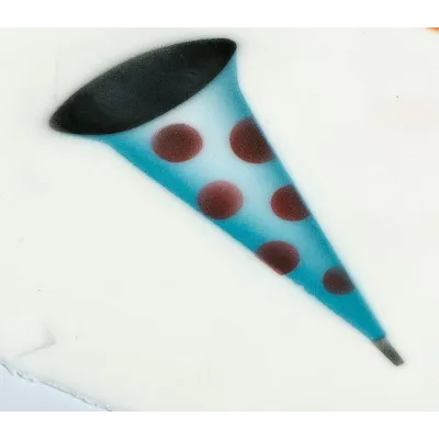Accessori per feste con stencil ad aerografo