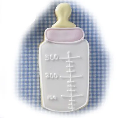 Baby bottle cookie cutter
