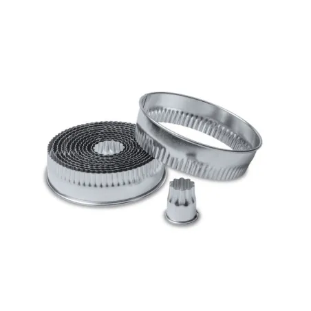 Set tagliabiscotti anelli ondulati, 14 pezzi