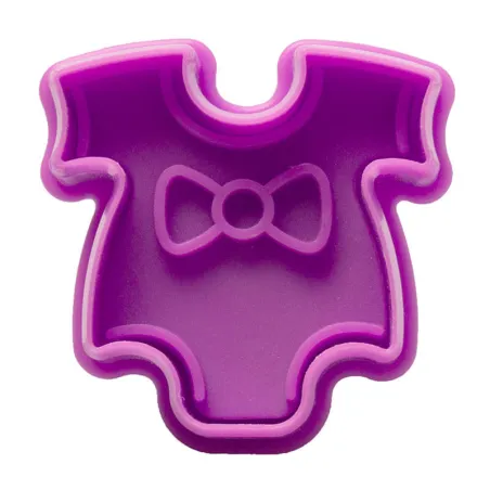 Baby body cookie cutter with ejector for great decorated cookies