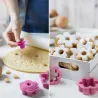 Cookie cutter set flowers, 6 pieces