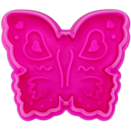 Cookie cutter with butterfly ejector
