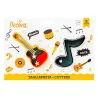 Ausstecher Note und Gitarre 2-teilig