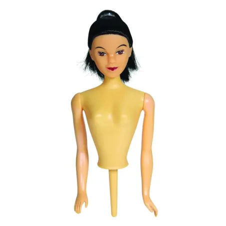 Coiffeuse pour gâteaux Barbie, cheveux noirs