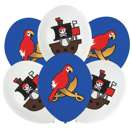 Palloncini pirata, 6 pezzi