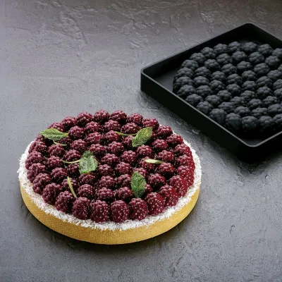 Moule à baies en silicone Ø 18 cm pour pâtisseries sucrées