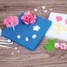 Two modeling plates for shaping elegant decorative flowers