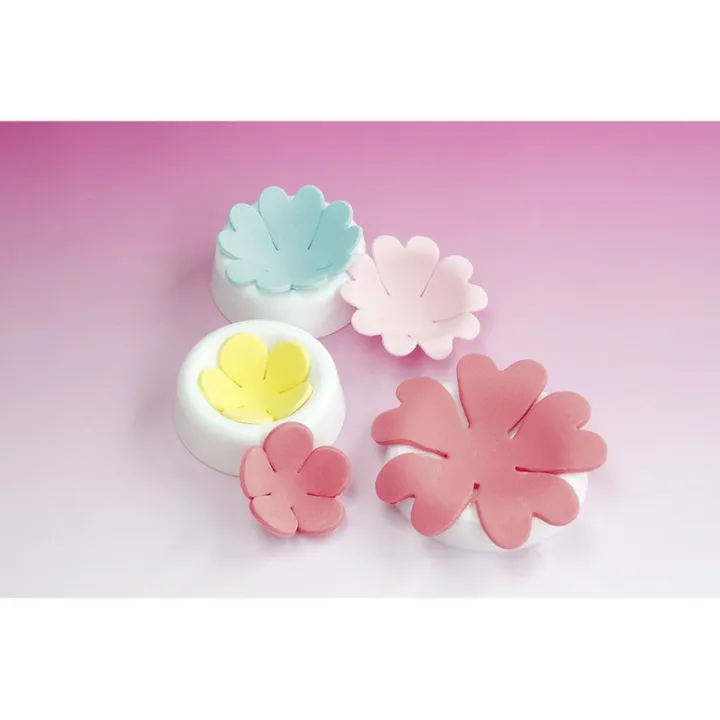 Formateur de fleurs, 6 pièces pour fleurs en fondant bombé