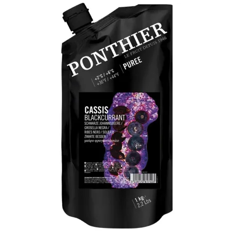 Purée de fruits au cassis, 1 kg de délicieux desserts fruités