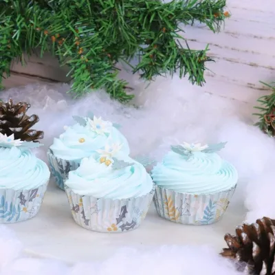 Cupcake Förmchen Winter Wunderland, 30 Stück