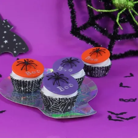 Cupcake molds spider web, 30 pieces
