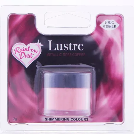 Peinture en poudre rose métallisé, 3 g