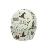 Moules et toppers pour cupcakes Hogwarts, 24 pièces chacun