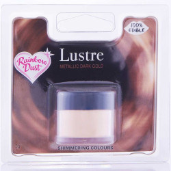 Peinture en poudre Metallic Dark Gold, 3 g