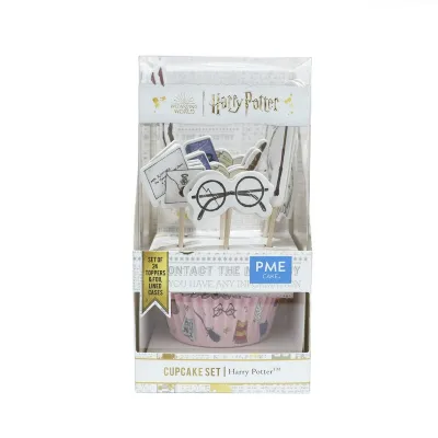 HarryPotter Cupcake Förmchen und Topper, je 24 Stück