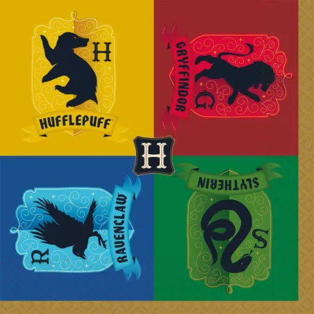 Serviettes Harry Potter, 16 pièces