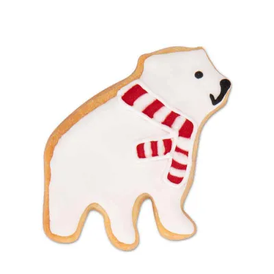 Cookie cutter polar bear for delicious Guetzli