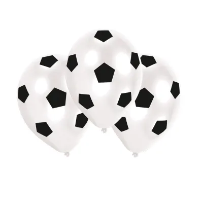 Fussball Ballone, 6 Stück