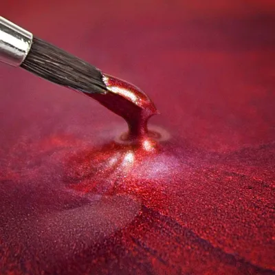 Flüssigfarbe Metallic Ruby Rot, 23 g