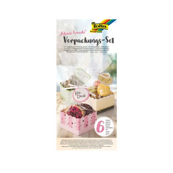 Set di confezioni mini per pasticceria, 6 pezzi per regali eleganti