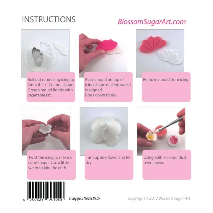 Frangipani embossing set