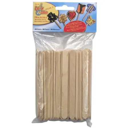 Stecchi di legno per gelato 100 pezzi per un perfetto gelato su stecco