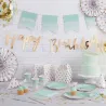 Girlande Gold Happy Birthday, 1.5 Meter