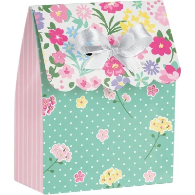 Geschenkschachtel Blumen, 6 Stück