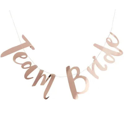 Girlande Team Bride Gold, 1.5 Meter