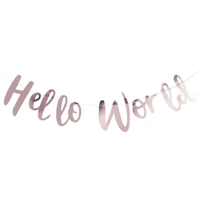 Garland Hello World, 1.5 meters