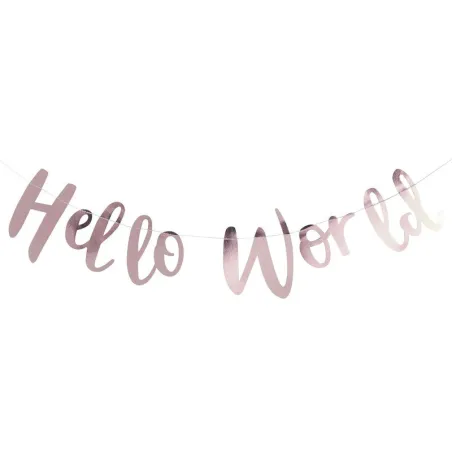Garland Hello World, 1.5 meters
