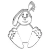 Bunny cookie cutter for delicious cookies