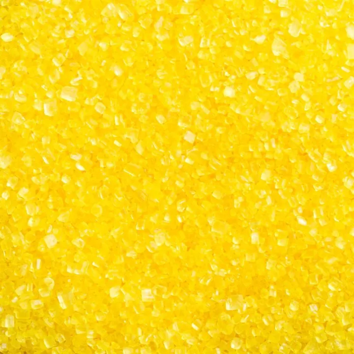 Glitter sugar yellow, 100 g
