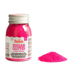 Glitzerzucker Pink, 100 g