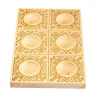 Hand-carved ravioli 6-piece wooden mold Nordic