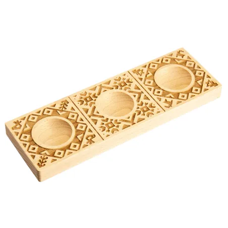 Hand-carved ravioli 3 wooden mold Nordic
