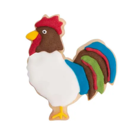 Rooster cookie cutter for delicious cookies