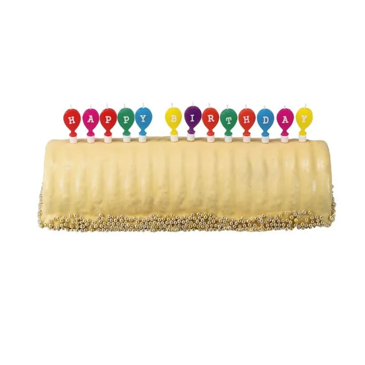 Happy Birthday candles, 13 pieces