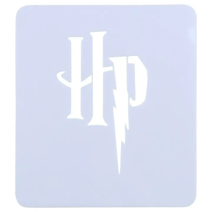 Harry Potter Schablone mit HP Logo zaubert Magie auf Desserts