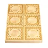 Stampo in legno intagliato a mano per ravioli da 6 – Cuori