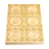 Raviolis sculptés à la main Moule en bois pour 6 fleurs