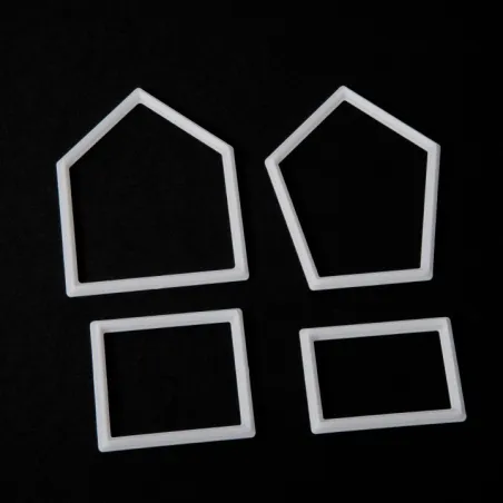 Birdhouse cookie cutter set