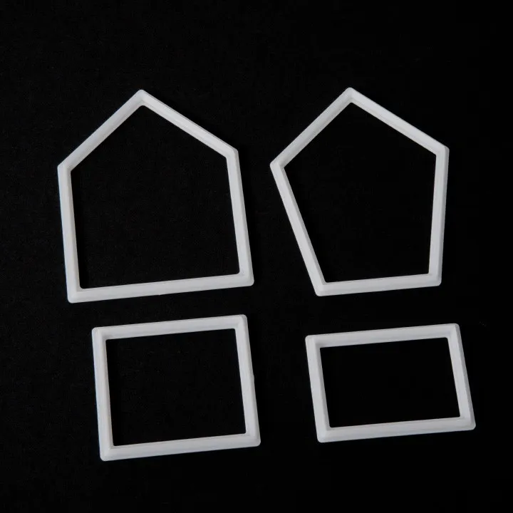 Birdhouse cookie cutter set