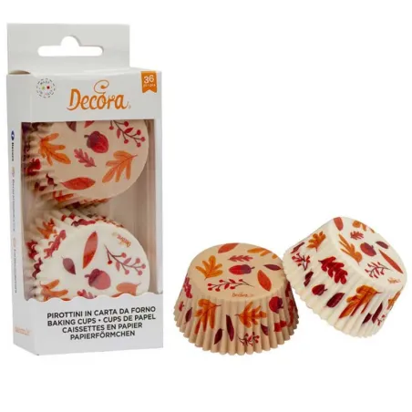 Cupcake molds autumn, 36 pieces