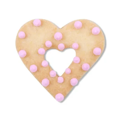 Heart in heart cookie cutter