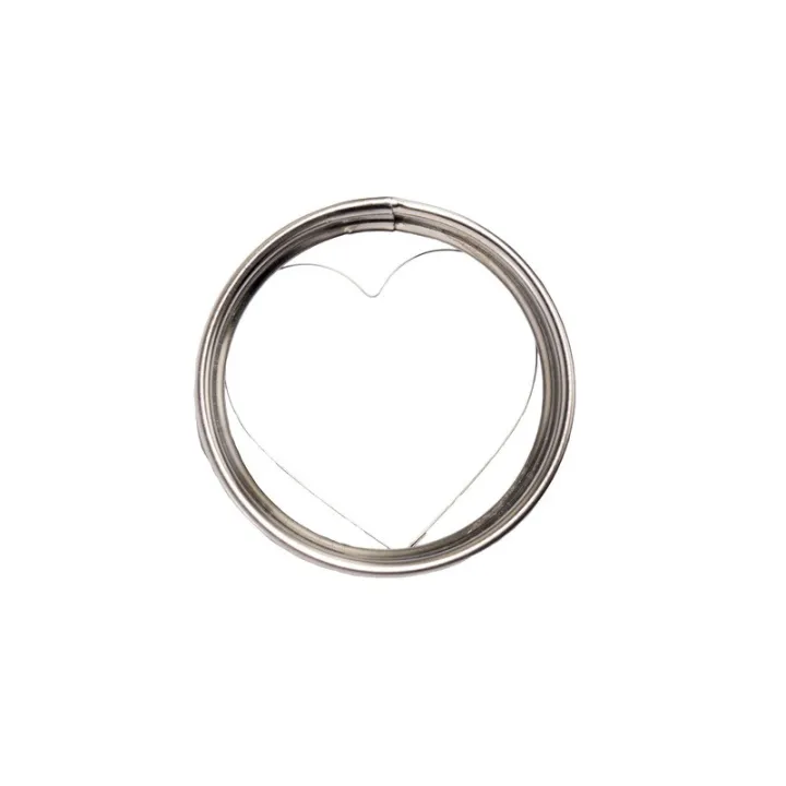 Heart outer ring cookie cutter, 4.8 cm