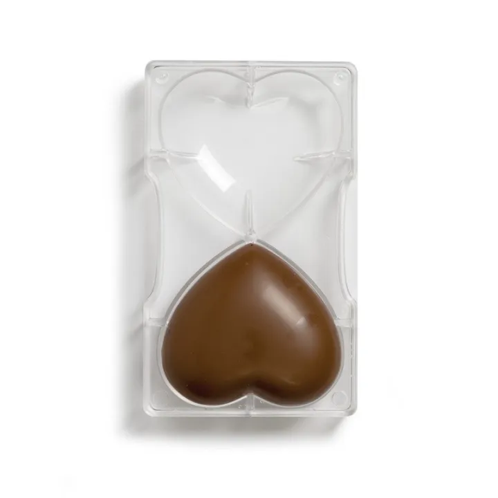 Coeurs Moule à chocolat, 2x grands coeurs