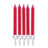 Candele rosse, 10 pezzi