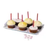 Candele rosse, 10 pezzi