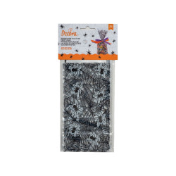 Clear bag spider web